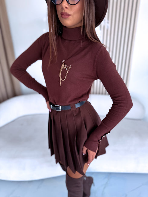Водолазка с кнопками "CHANCE W2411" - CHOCO